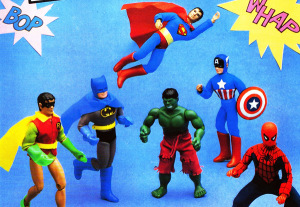 mego superheroes